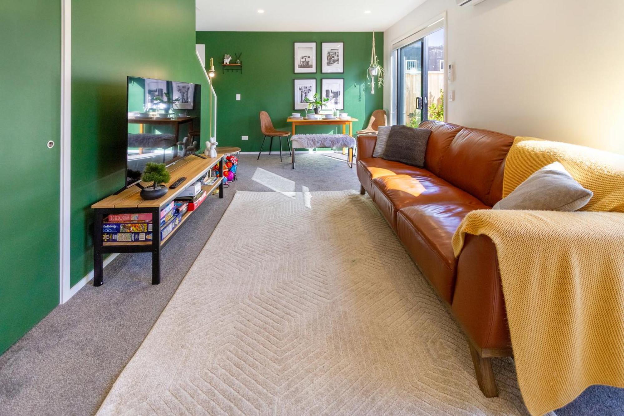 Gorgeous In Green - 2 Bed Central Oasis W/King Bed Christchurch Exteriér fotografie